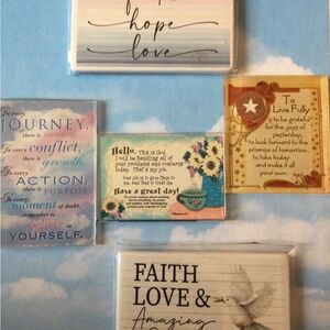 Five  Inspirational Magnets